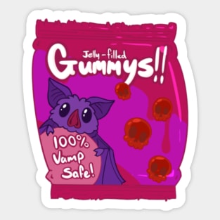 Vampire Gummies Sticker